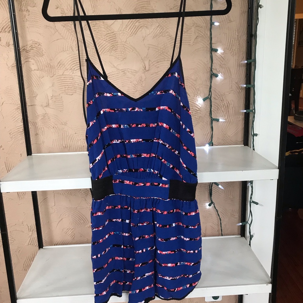 Hawaiian striped romper